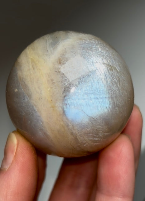 Flashy Rainbow Moonstone Sphere