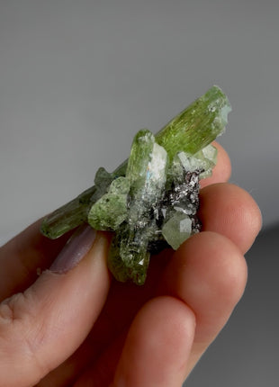 Vivid Green Diopside from Tanzania Collection # 718