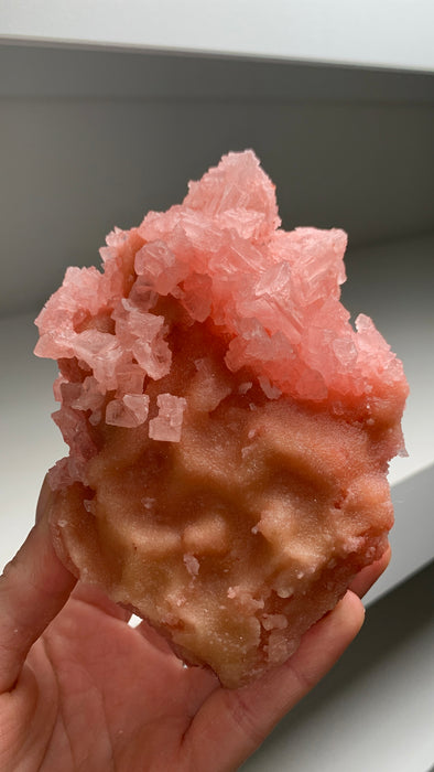 Pink Halite with Great Crystallization - from Searles Lake, California
