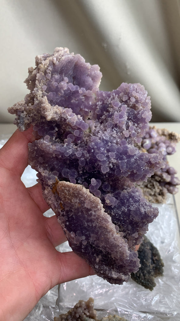 Grape Agate Lot - From Sulawesi, Indonesia - 6 Pieces !