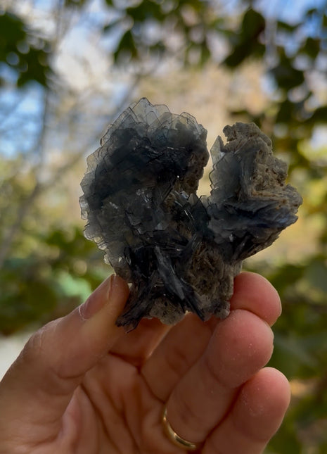 Eagle ! Blue Barite - From Cavnic mine, Romania