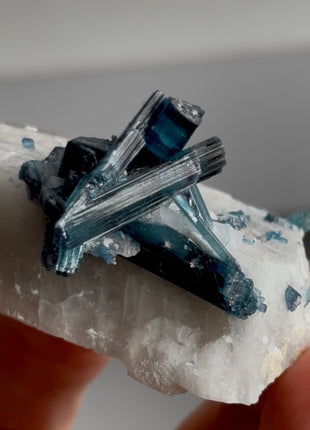 Blue Indicolite Tourmaline with Feldspar PM0683