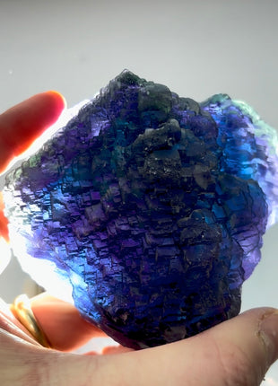Octahedral Elestial Fluorite PM0278