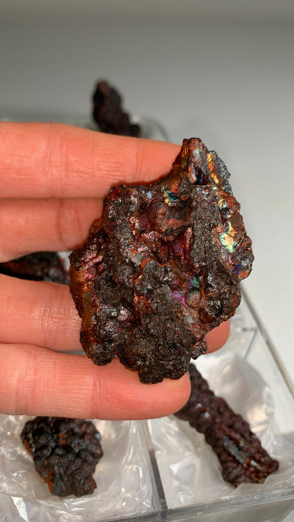 Rainbow Goethite Lot From Spain - 12 Pieces !