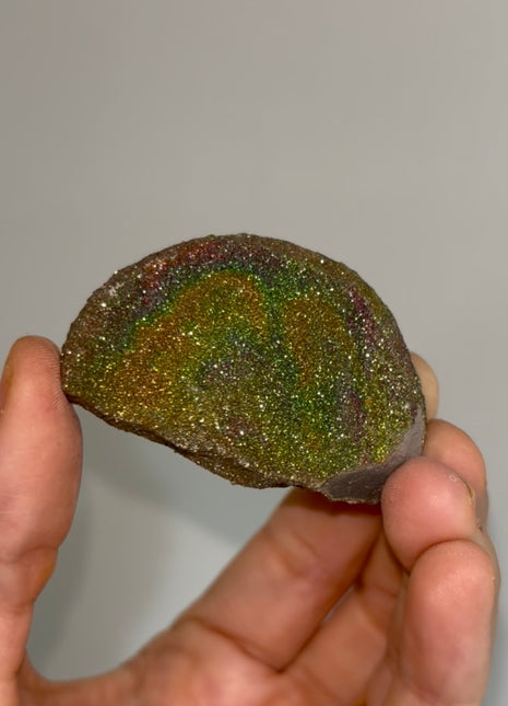 Spectropyrite Specimen from Volga River, Russia 🌈