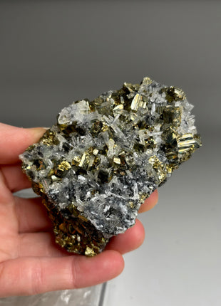 6 Pieces ! High Grade Pyrite with Needle Quartz Lot