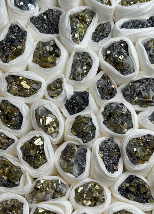 High Grade Pyrite Specimens Lot - 47 Pieces !