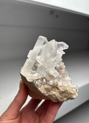 Selenite Crystals on Matrix - From Mexico PM0255