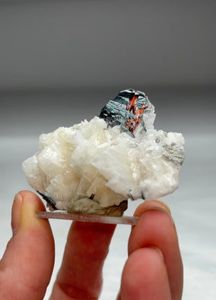 Red Rutile with Hematite and Albite Collection # 559
