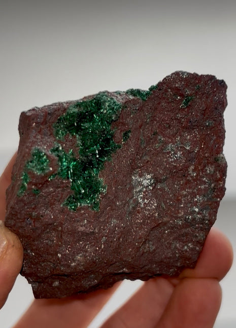 Rare ! Green Brochanthite Geode