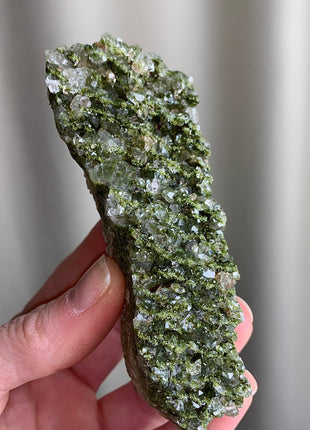 Forest Epidote with Quartz 🌲