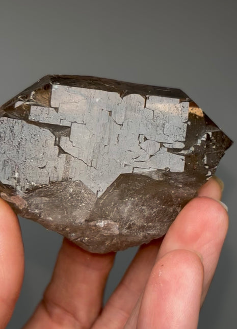 Gwindel Smoky Quartz - From Mont Blanc, France