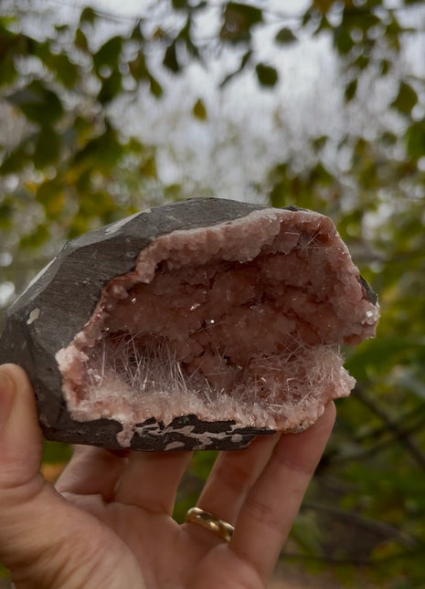 Scolecite with Heulandite Geode Collection # 644