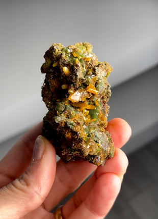 Wulfenite with Mimetite from Ojuela mine