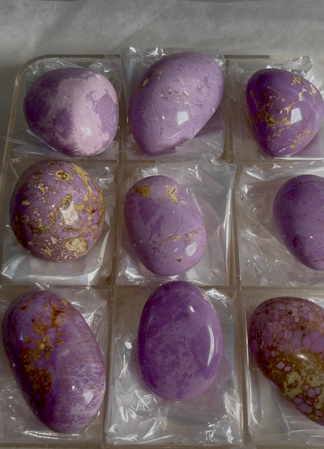 9 Pieces ! Pastel Pink Lavender Phosphosiderite Lot