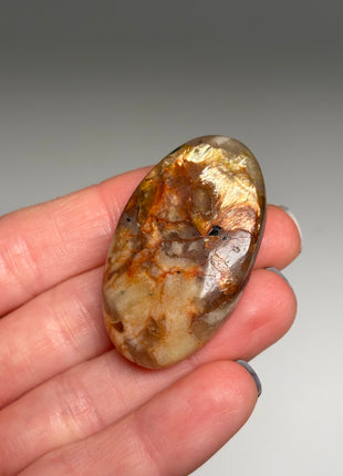 6 Piece Lot ! Golden Red Mica with Quartz