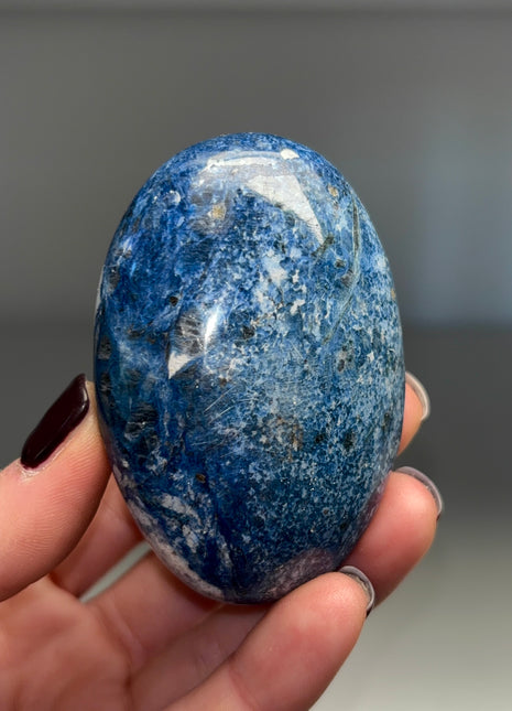 Ocean Blue Dumortierite with Quartz