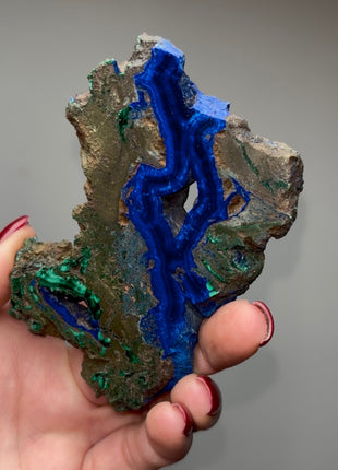 Amazing ! Blue Azurite from Siberia, Russia