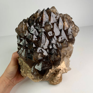 Our Finest ! Elestial Smoky Quartz - 10.5 kgs, From Namibia 😍😍
