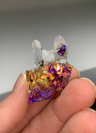 Wow ! Chalcopyrite with Quartz - From Baisha Copper mine