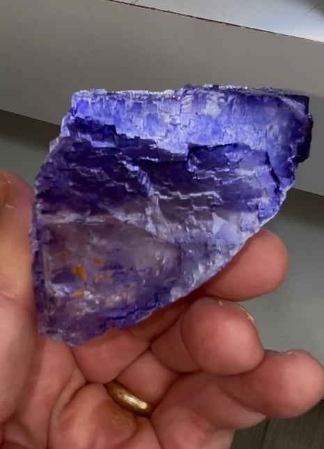 Blurple Fluorite from Muzquiz, Mexico