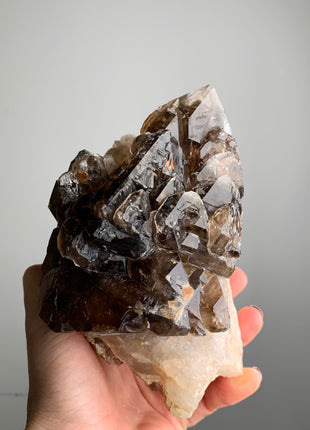 Stunning ! Elestial Smoky Quartz - From Namibia