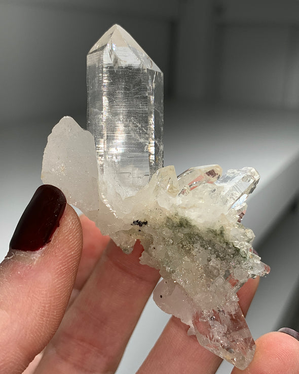 Clear Quartz Crystals - From Himachal Pradesh, Himalayas