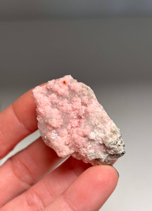 9 Pieces ! Pink Rhodocrosite with Quartz Lot