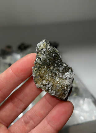 18 Pieces ! Druzy Blue Chalcedony with Apophyllite Lot