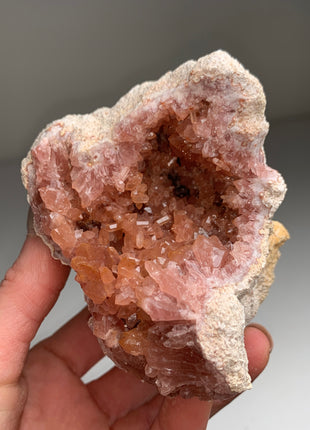 Incredible Color ! Pink Amethyst Geode- From Argentina