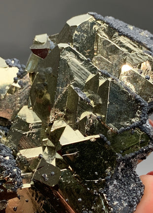 Very High Grade Pyrite from Huanzala, Peru