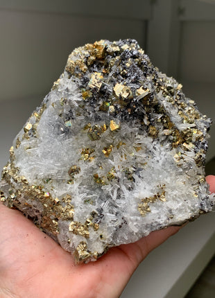 Very High Grade Pyrite with Quartz