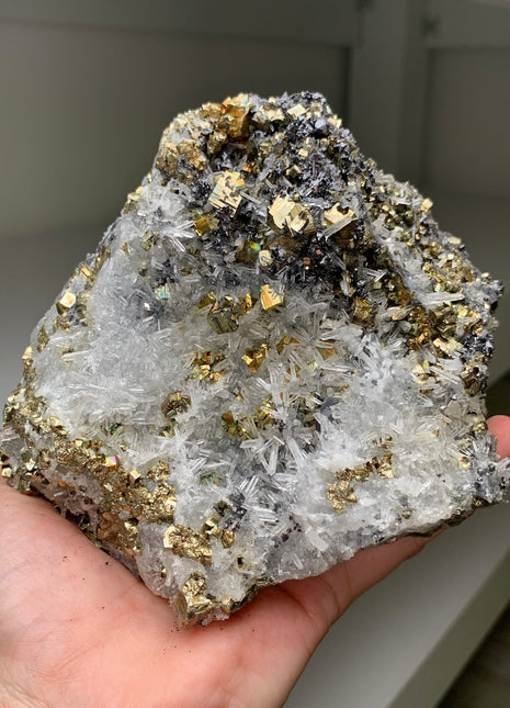 Very High Grade Pyrite with Quartz