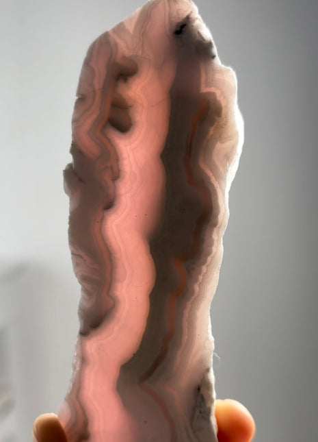 High Grade Pink Manganocalcite Slab PM0825