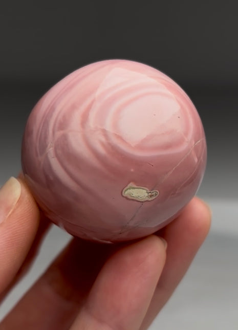 Pink Opal Sphere from Australia