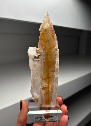 Icy Golden Selenite from Spain