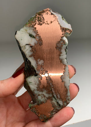 Copper Ore with Quartz - From Keweenaw Peninsula, Michigan