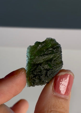 Green Moldavite from Czech Republic