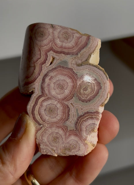 Pink Orbicular Rhodocrosite - From Argentina