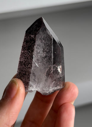 New ! Glittery Hematite Lithium Phantom Quartz
