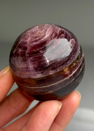 Lilac Lepidolite Sphere from Brazil