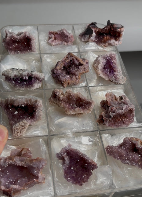 12 Pieces ! Amethyst Geode Lot From Alacam Mine