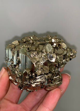 Very Lustrous Pyrite - From Huanzala, Peru