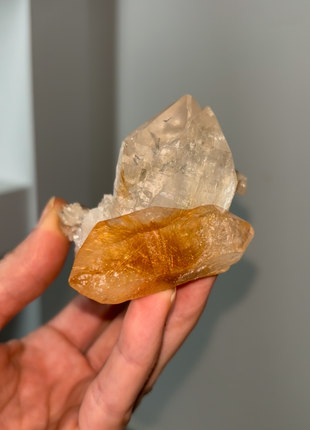 Himalayan DT Rutile Quartz with Quartz
