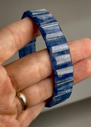 Rich Blue Kyanite Bangle