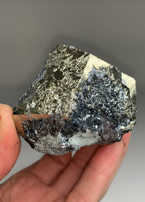 Pentadodecahedral Pyrite with Hematite - Elba, Italy - Collection # 122