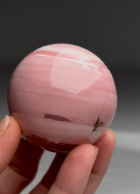 Pink Opal Sphere from Australia