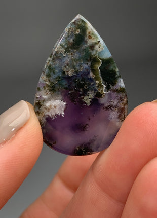 New Arrival ! Purple Moss Chalcedony