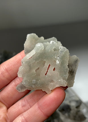 12 Pieces ! Druzy Blue Chalcedony with Apophyllite Lot