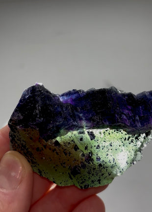 Green and Blue-Purple Secondary Fluorite PM0445